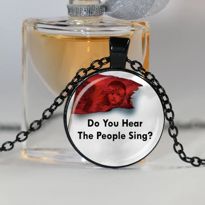 Стеклянный кулон Les Miserables Ты здесь люди одиночные ювелирные ожерелья талисманы