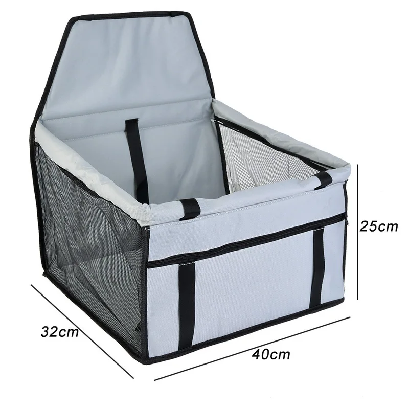 Foldable Pet Dog Car Seat Front Seats Carrier Breathable Vehicle Safety Mesh Portable Puppy Cat Package Stable | Дом и сад