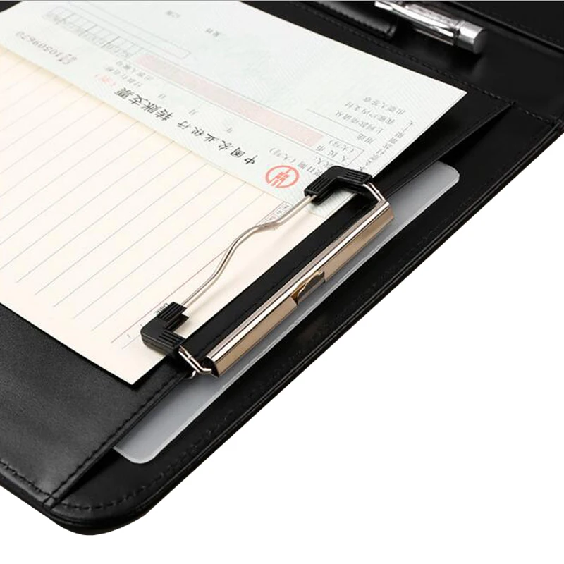 Держатель для блокнотов блокноты на молнии Padfolio A4 калькулятор менеджер зажим