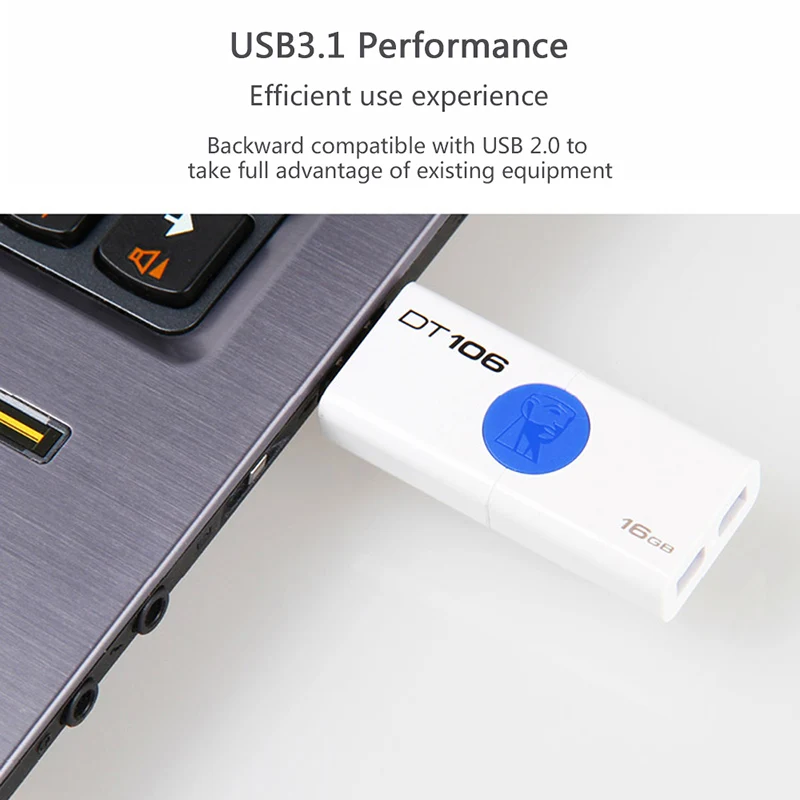 Kingston USB флеш-накопитель DT106 Флешка 3 1 16 ГБ 32 u-диск 64 Гб 128 Память Флэш-память |