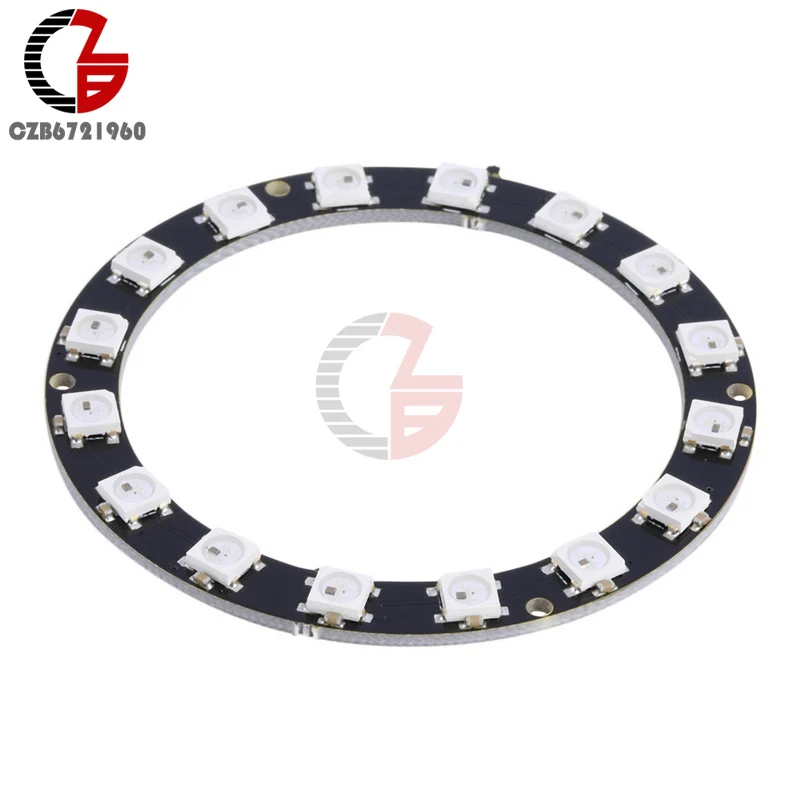 Светодиодный RGB Ring 16 бит WS2812 5050 светодиодный + интегрированная плата разработки