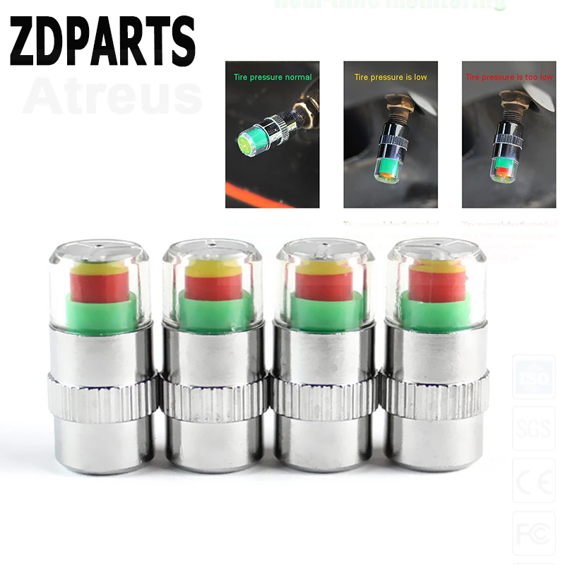 ZDPARTS 4X шины для легковых автомобилей воздушный клапан колесо шапки