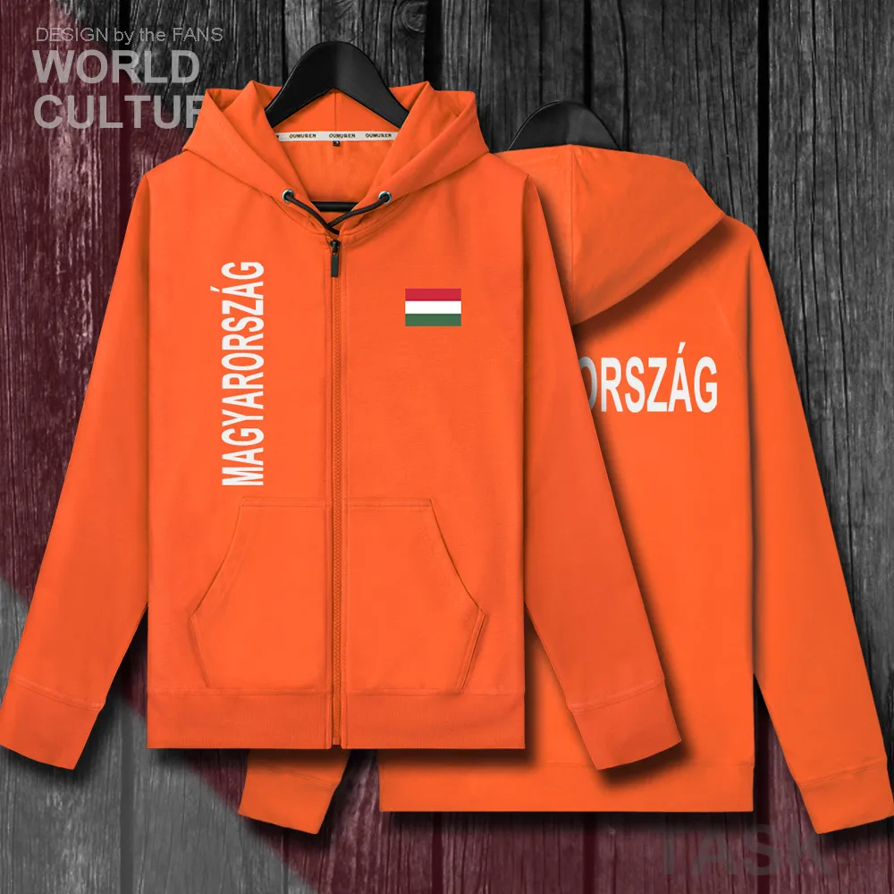 Hungary Hungarian HUN HU мужские флисовые толстовки на молнии Зимние трикотажные куртки и