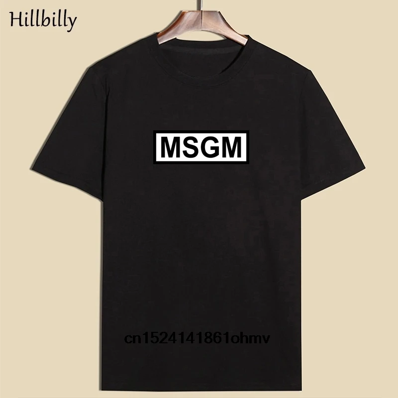 2017 удобные повседневные топы новая женская футболка с коротким рукавом Msgm милая
