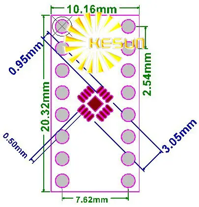 10 шт. LGA16 QFN16 поворотный DIP16 0 5 мм Шаг IC адаптер гнездо/плата адаптера PCB|pcb stencil|pcb