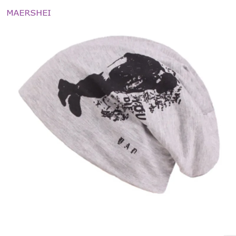 MAERSHEI мужская Кепка-капюшон Ms. Head шапка осенне-зимняя теплая шапка Европейская и американская ветровая вязаная шапка