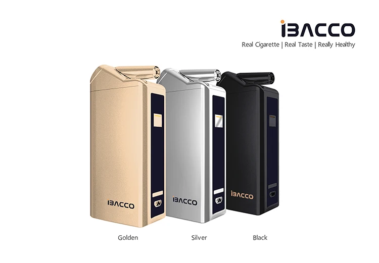2 шт./лот горячая Распродажа тепла без ожога iBacco комплект Электронная сигарета Vape мод коробка испаритель вейпер электронная сигарета светодиодный 5 смарт-режимов работы