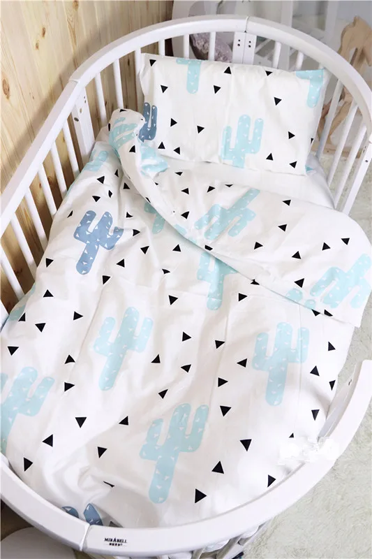 Комплект из 2 предметов постельного белья для малышей пододеяльник наволочка 100%