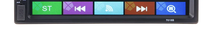 2 Din Автомобильный Радио Видео плеер 7 ''HD Bluetooth заднего вида Стерео FM MP3 MP4 MP5 Аудио USB AUX Авто Электроника Авторадио 7018B
