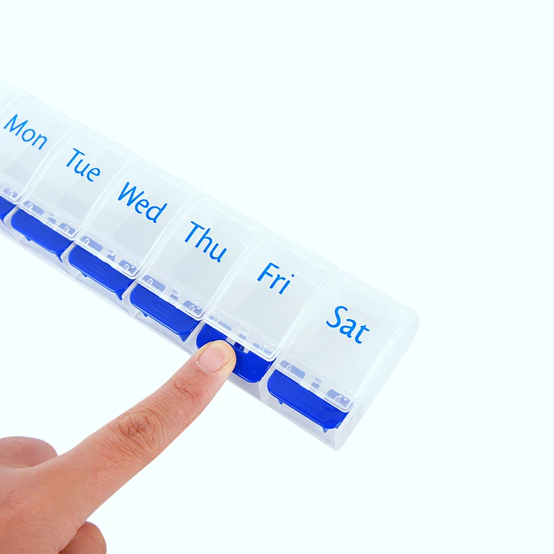 Мини 7 дней коробка для таблеток Органайзер держатель планшета слот Еженедельный