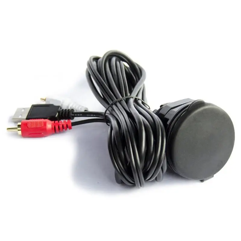 Автомобильное крепление для установки USB/AUX 1/8 2 RCA Удлинительный кабель AV
