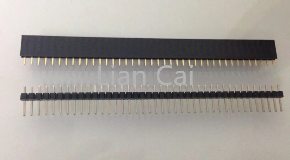 

20pcs 1x40 Pin 2.54mm Single Row Female & Male Pin Header connector