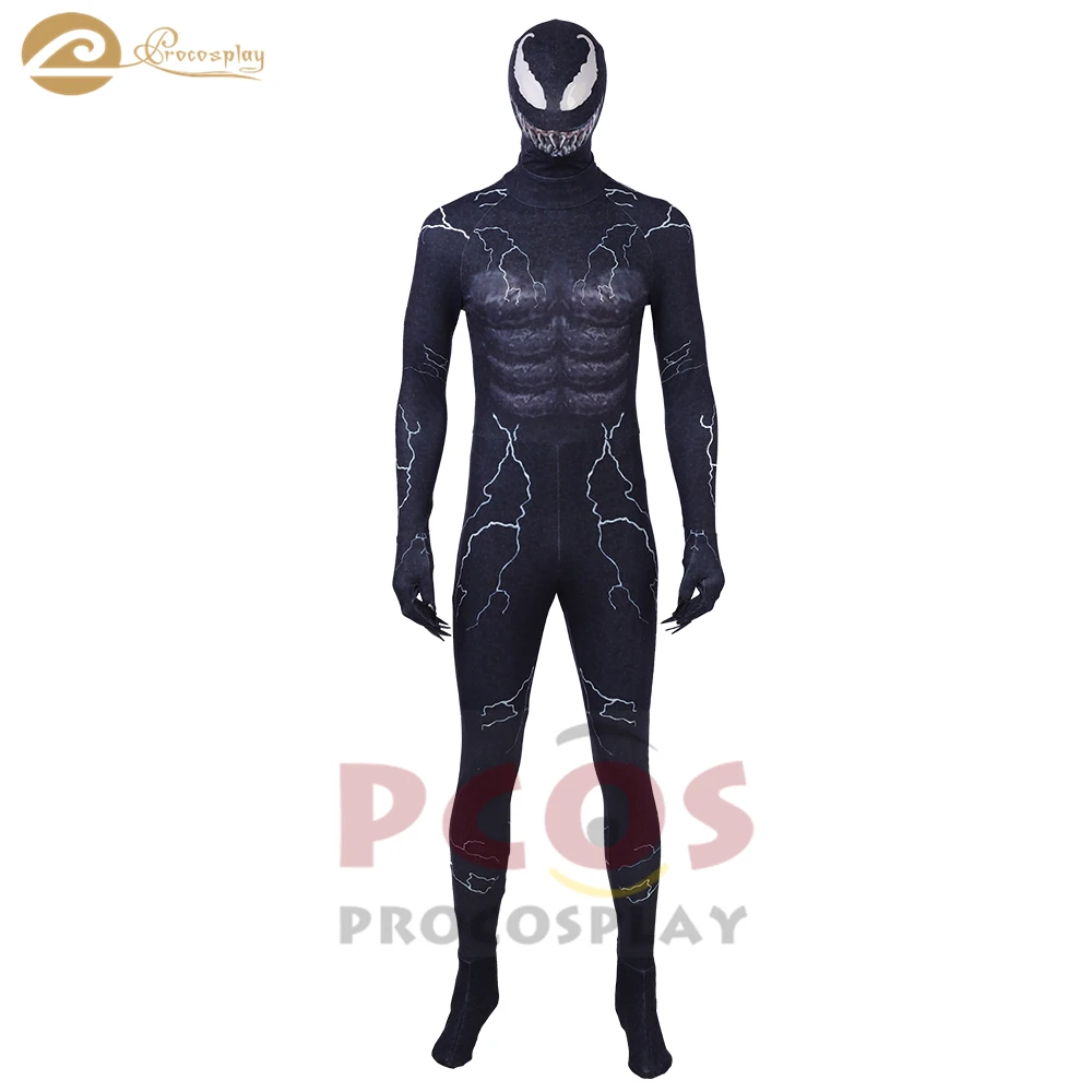 Веном хост Eddie Brock спандекс Косплей Костюм zentai Venom Комбинезон 3D mp004154|Костюмы из