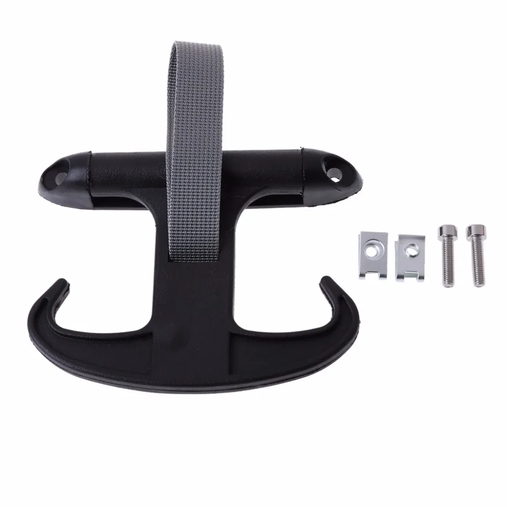 

QILEJVS Wholesale Cargo Trunk Bag Hook Hanger Holder For VW VOLKSWAGEN Passat Jetta Audi A4 Black #1