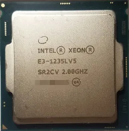 Четырехъядерный процессор Intel Xeon E3 1235L V5 2 0 ГГц 8 Мб 25 Вт 14 нм LGA1151 1235LV5 бесплатная