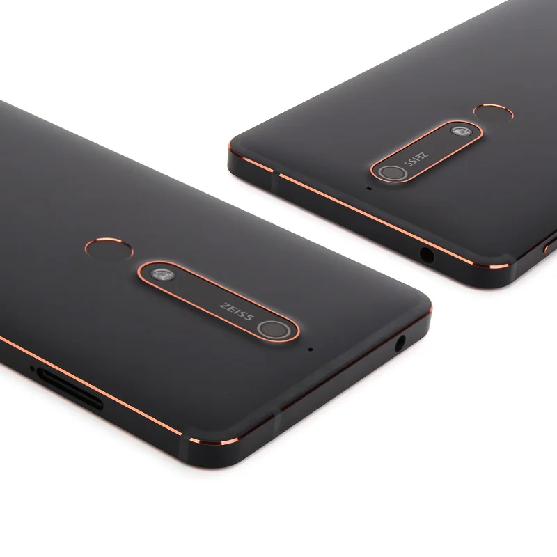 Оригинальная задняя крышка батарейного отсека для Nokia 6 1 + стеклянный объектив
