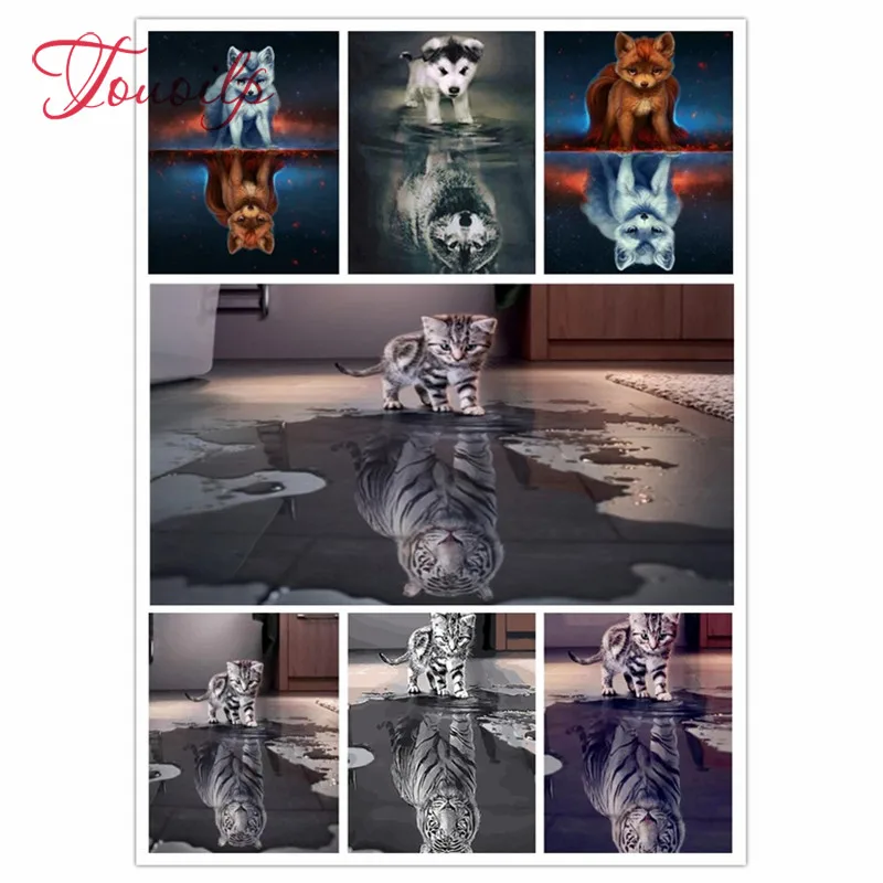 DIY 5D алмазов картина морской Животные Дельфин Алмазная мозаика Вышивка крестом