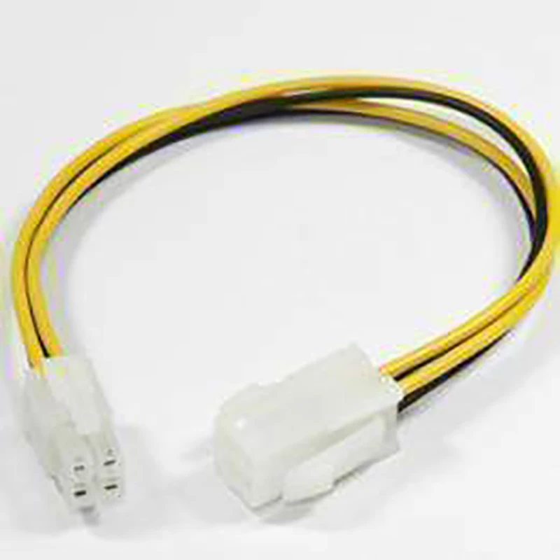 20 сантиметровый 8 дюймовый ATX 4 контактный штекер на женский кабель удлинитель для