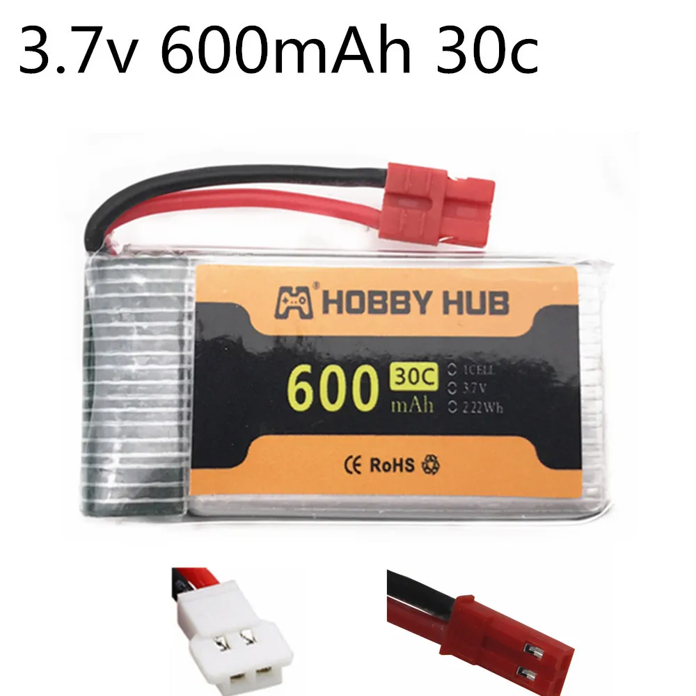 Литий полимерный аккумулятор 802540 3 7 В 600 мАч 30c для Syma X5 x5c X5SW X5HC X5HW M68 509 509G 509W 510 HJ818