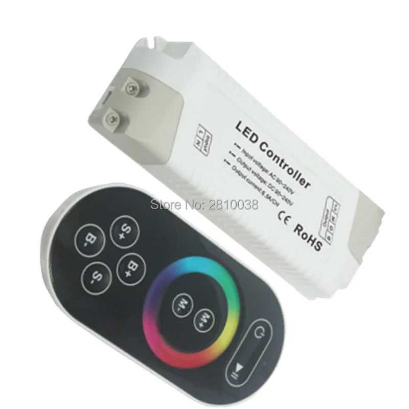 2 шт./лот высокое напряжение беспроводной RGB led контроллер Ac 90 240 В rgb полный цвет