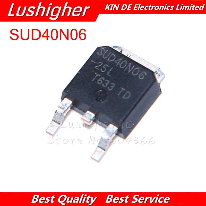 10 шт. SUD40N06 25L 252 40N06 TO252 25L|Интегральные схемы| |