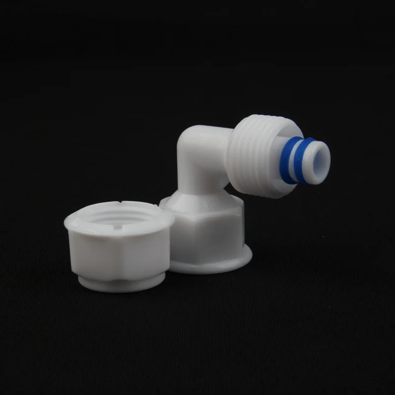 1 шт. NuoNuoWell POM 1/2 &quotЖенская резьба на 12/16 мм мягкий шланг локоть соединитель для