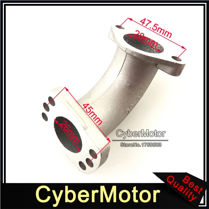 КАРБЮРАТОР впускной Mainfold адаптер загрузки трубы фланец прокладка для 150cc 160cc 200cc