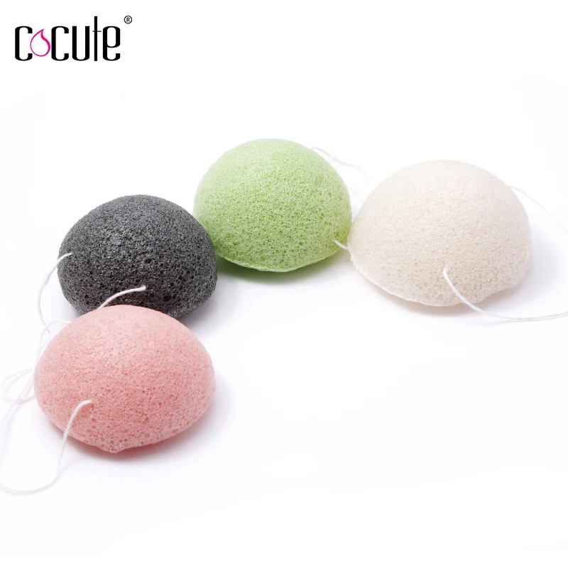 Cocute Konjac спонж для красоты натуральный eponge спонж Конняку очиститель пор для лица моющая Губка Уход за кожей лица Инструменты