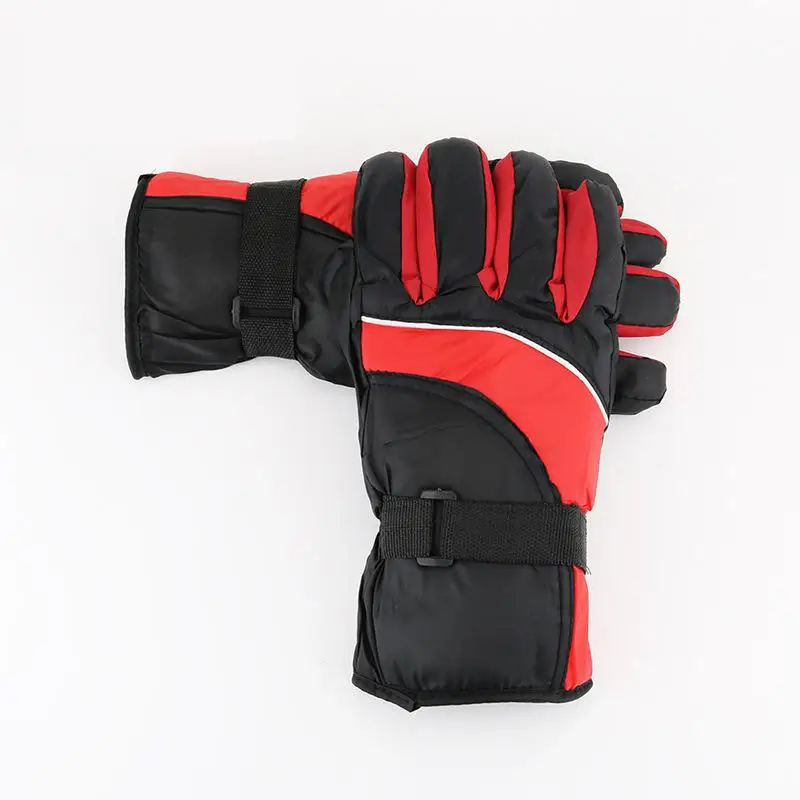 

Fashion Winter Warm Ski Gloves With Thicker Windproof Electric Vehicle Space Cotton Driving Luvas De Frio Para Mulheres De Couro