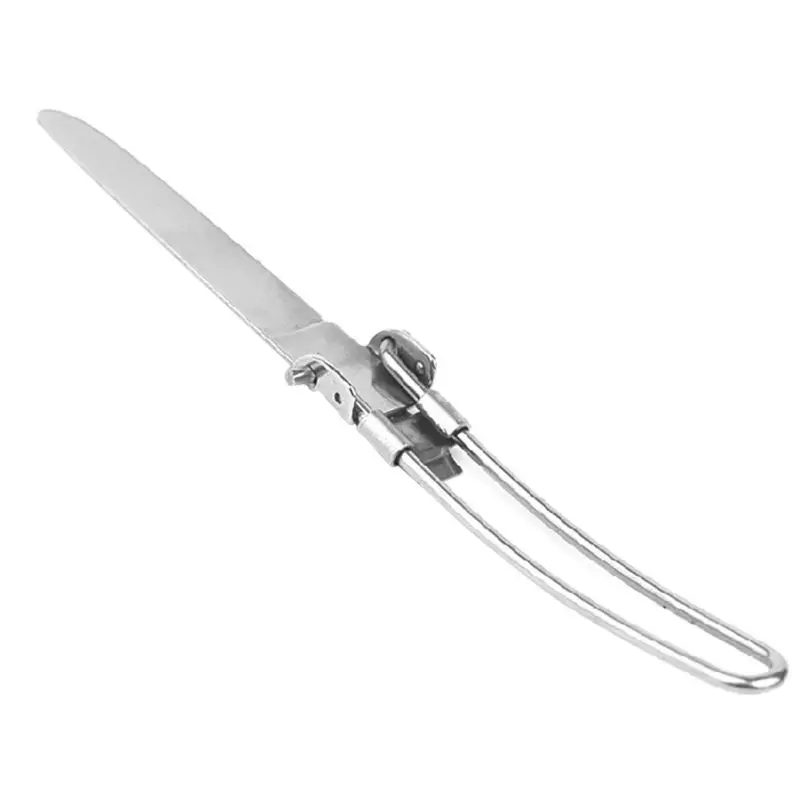 Outdoor Camping Spoon Tab Travel Kits and Picnic Tableware Stainless Steel Folding Fork | Спорт и развлечения