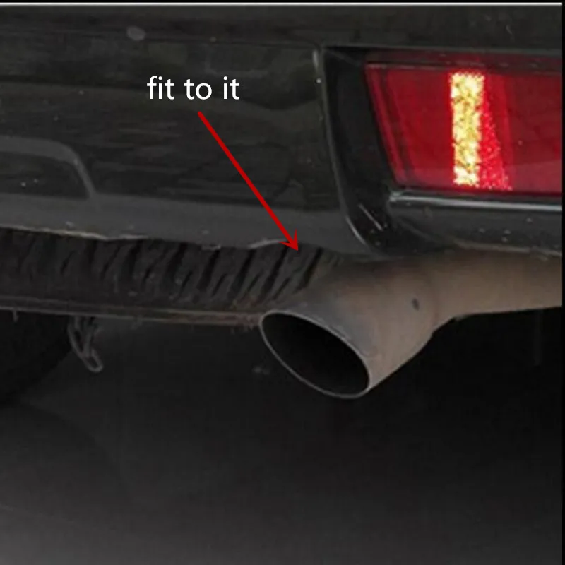 Автомобильный глушитель выхлопной трубы модифицированный хвостовой наконечник