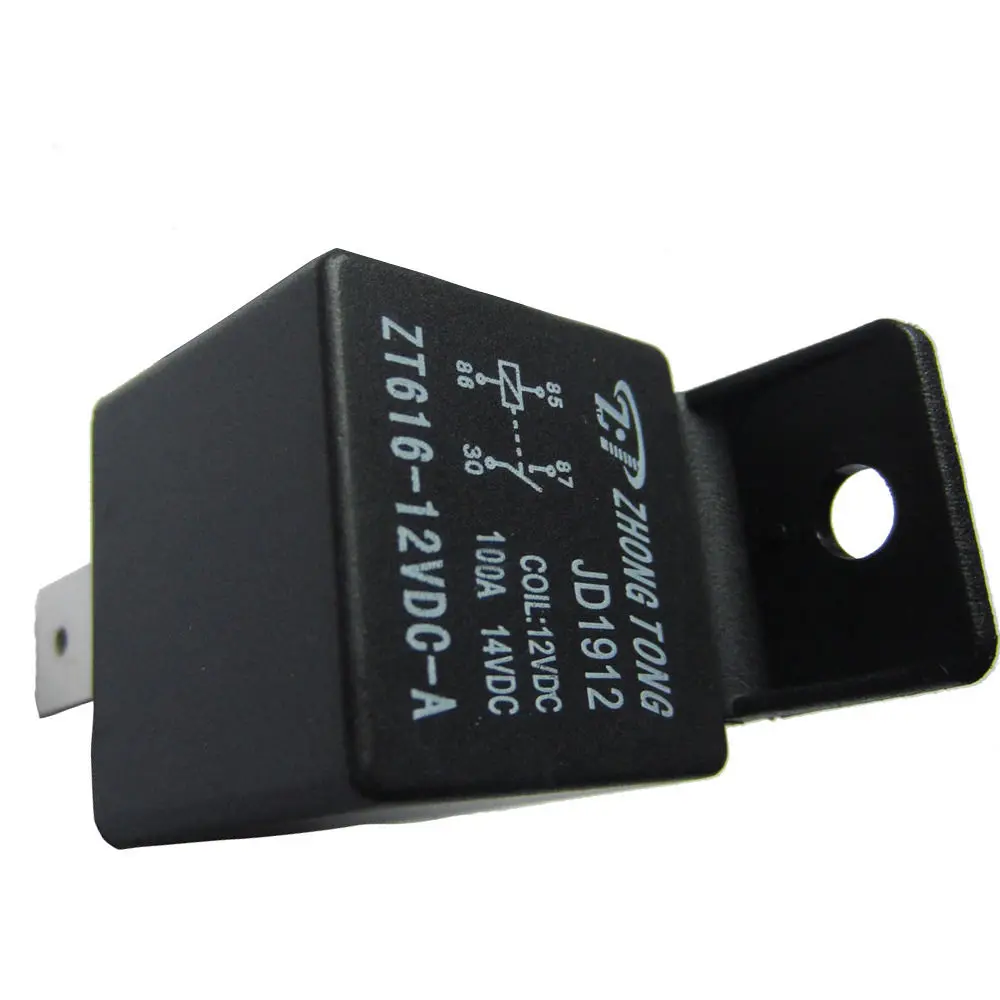 10 шт. 4 Pin P DC 12V 100A 100 AMP SPST реле|relay base|relay typerelay socket |