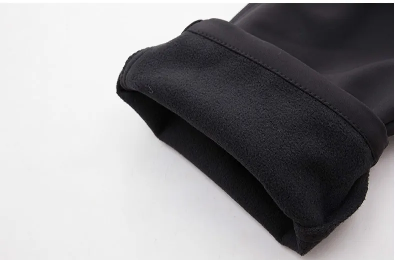 

LIBO Man Winter Fishing Waterproof Camping Trekking Fleece Outdoor Hiking Pants Climbing skiing Softshell Trouser Travel 6XL