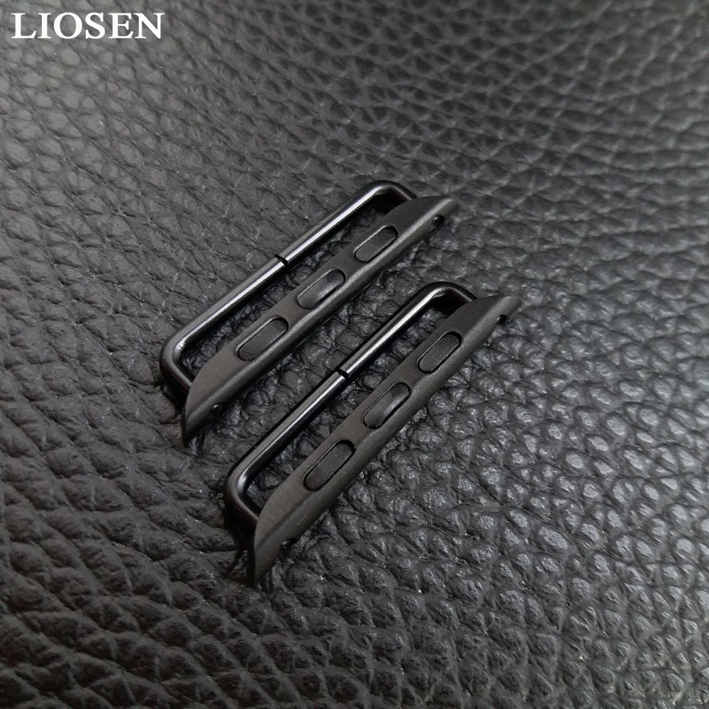 Фото Аксессуары для часов LIOSEN, 4 цвета, соединитель ремешка из нержавеющей стали для Apple Watch, 38 мм 42 мм №2