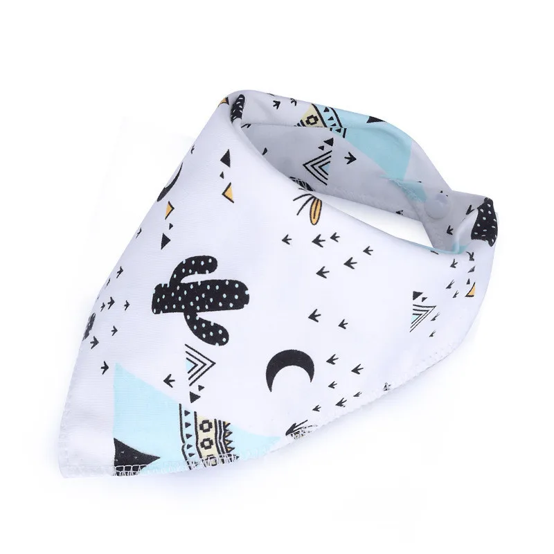 Cotton Fox Baby Bandana Bibs Cactus Feeding Cloth Newborn Babador Smock Children Burp Cheap Stuff | Детская одежда и обувь