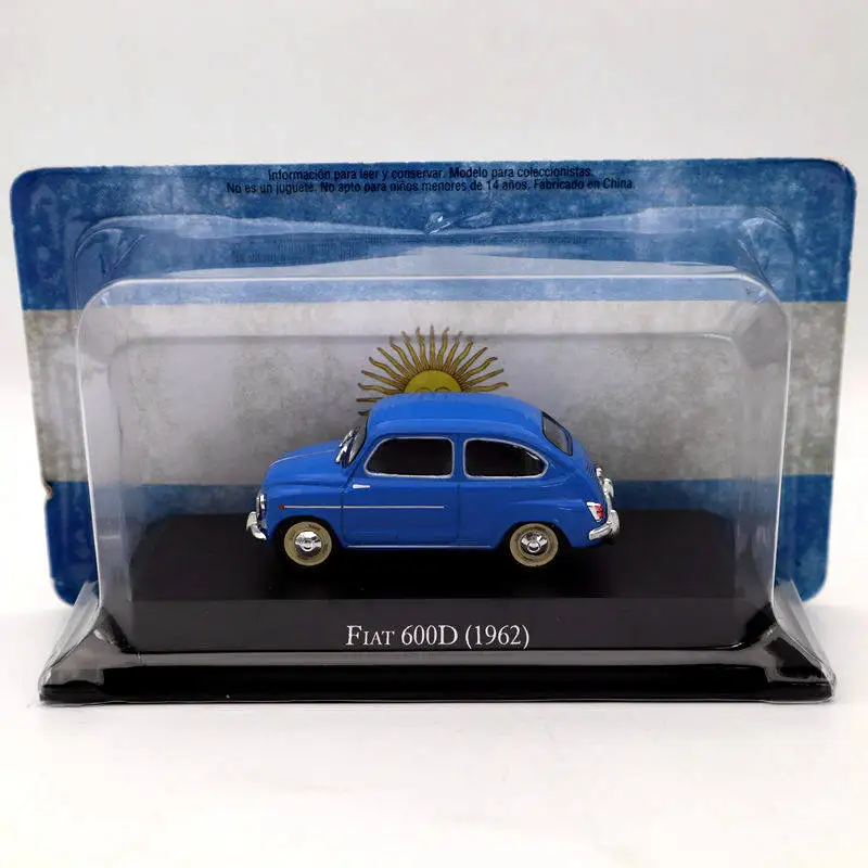 IXO alтая 1:43 Fiat 600D 1962 синий литье под давлением модели Ограниченная серия Коллекция игрушек автомобиль