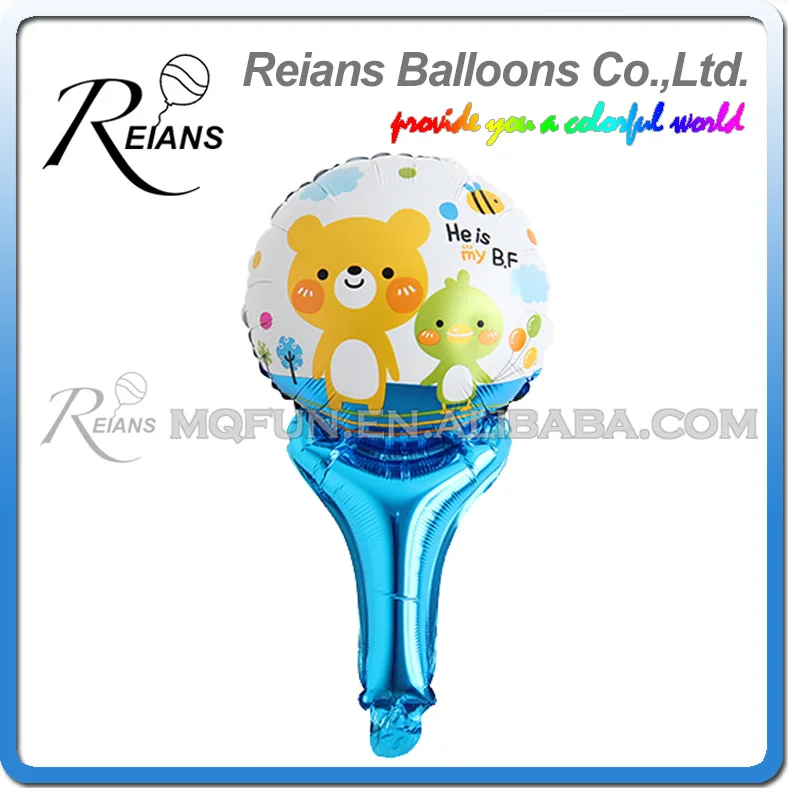 REIANS 51 см милый мультфильм дети Животные медведь полосы ручные палочки вечерние