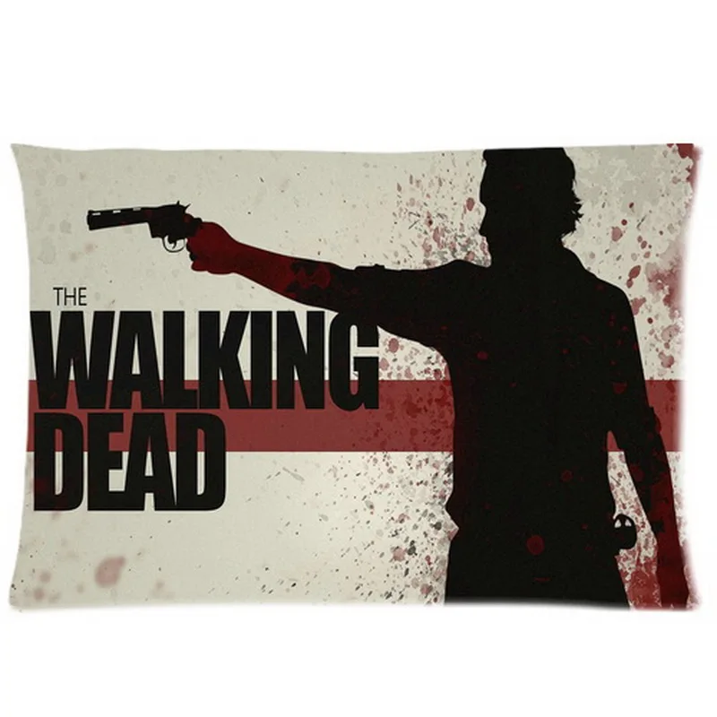 Пользовательские рик the walking dead Наволочки Прямоугольник Печати Наволочка На