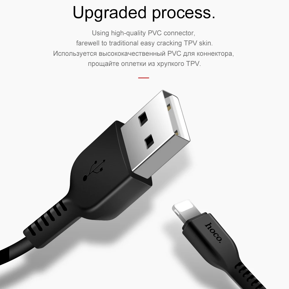 USB кабель Hoco для iPhone 11 12 Pro MAX Mini 2A провод быстрой зарядки телефона шнур XS Max XR 7 8 Plus