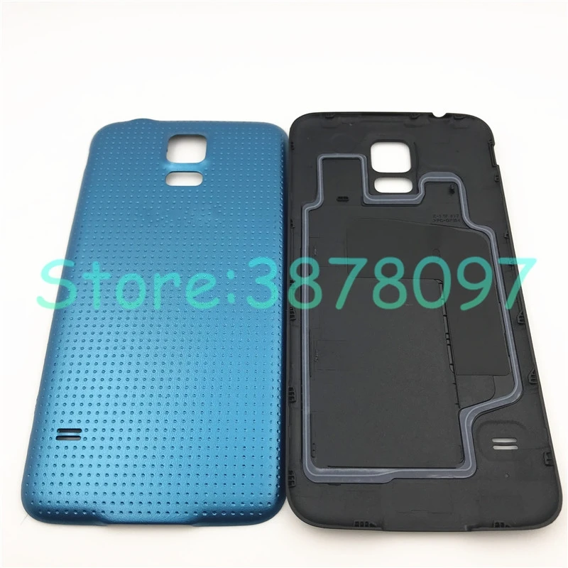 100% оригинальный новый корпус задняя крышка аккумулятора для Samsung Galaxy S5 i9600 G900 G900F