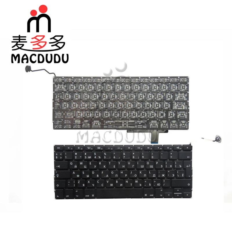 Новинка для Macbook Pro Unibody 17 &quotA1297 RU русская клавиатура 10 шт./лот|unibody|12 macbooknew macbook 12 |