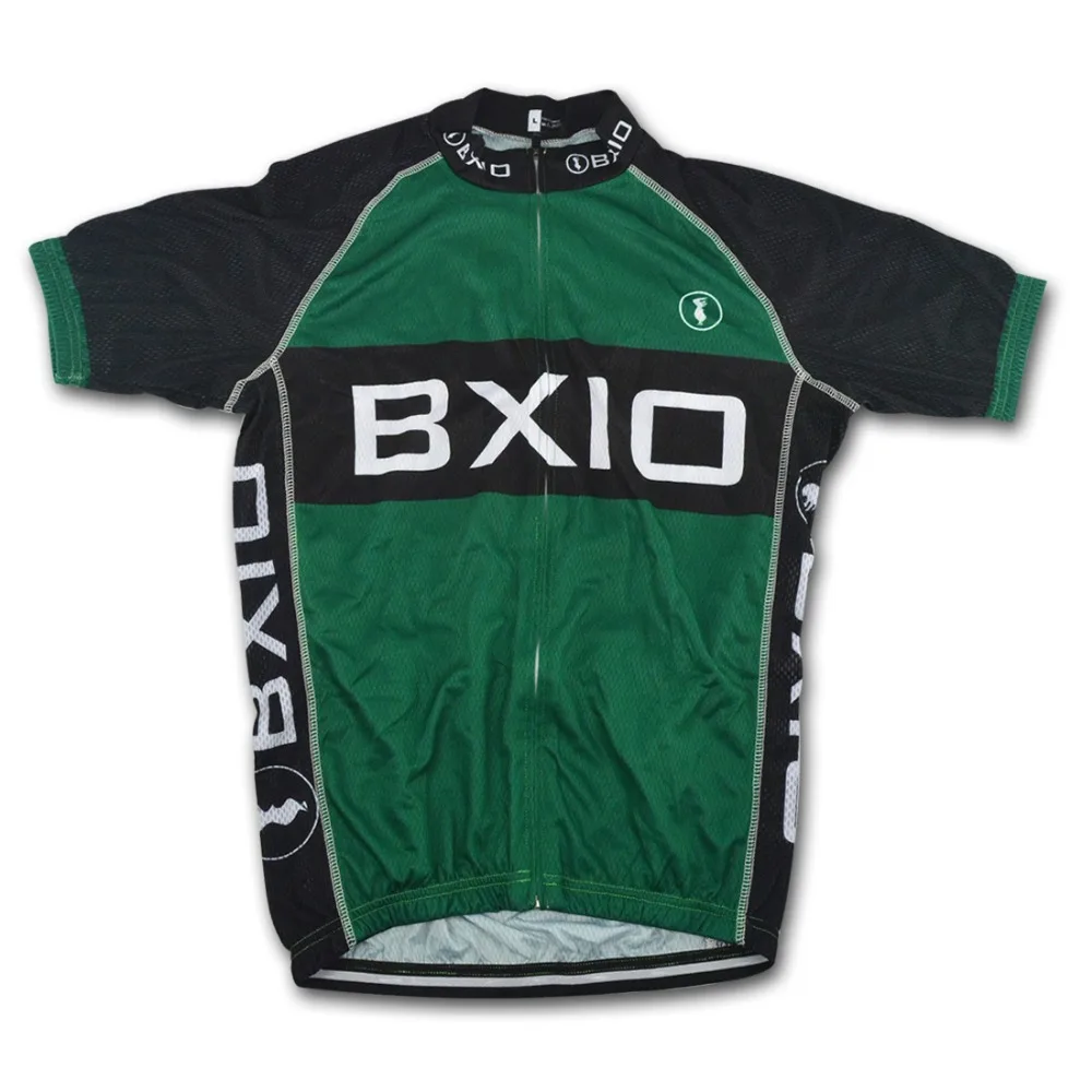 BXIO Brand Green Cycling Jersey Men Full Zipper Ropa Ciclismo Anti-Pilling Two Side With Breathable Mesh Bike BX-133-J | Спорт и