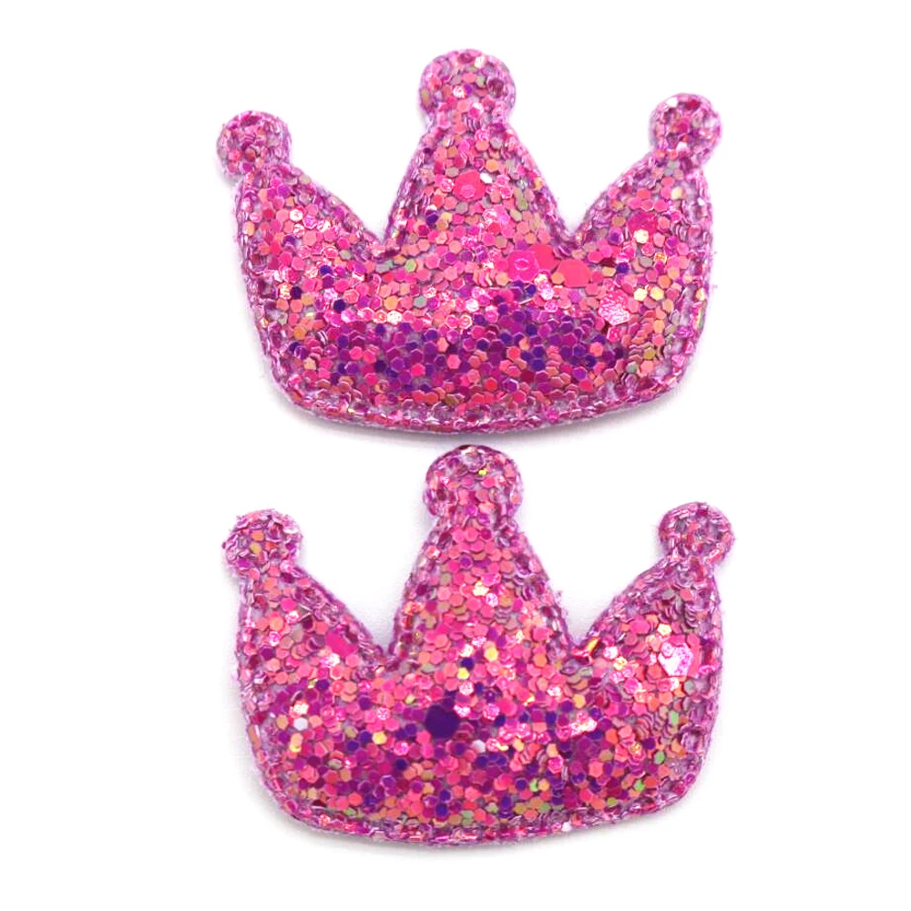 

3.2x4cm 10pcs colorful applique crown hairpin sparkling DIY handmade crafts accessories clothing hat decoration fashion mixed