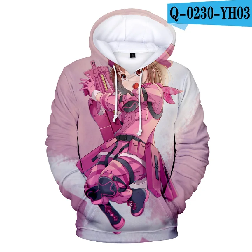 8 Aikooik/модные толстовки с 3D принтом Sword Art Online SAO для мужчин и женщин в стиле Харадзюку; толстовка в стиле хип-хоп; пуловеры для фанатов аниме; пальто; Sudadera - Цвет: 8