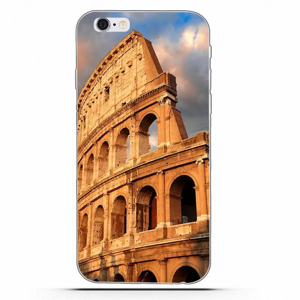 Soft Best Cases For Huawei G7 Y6 II Y7 Xiaomi Redmi Note 2 3 5 Mi 4 4C 4I 5S 5X 6X 8 SE Pro Vintage Colosseum Rome Italy S | Мобильные