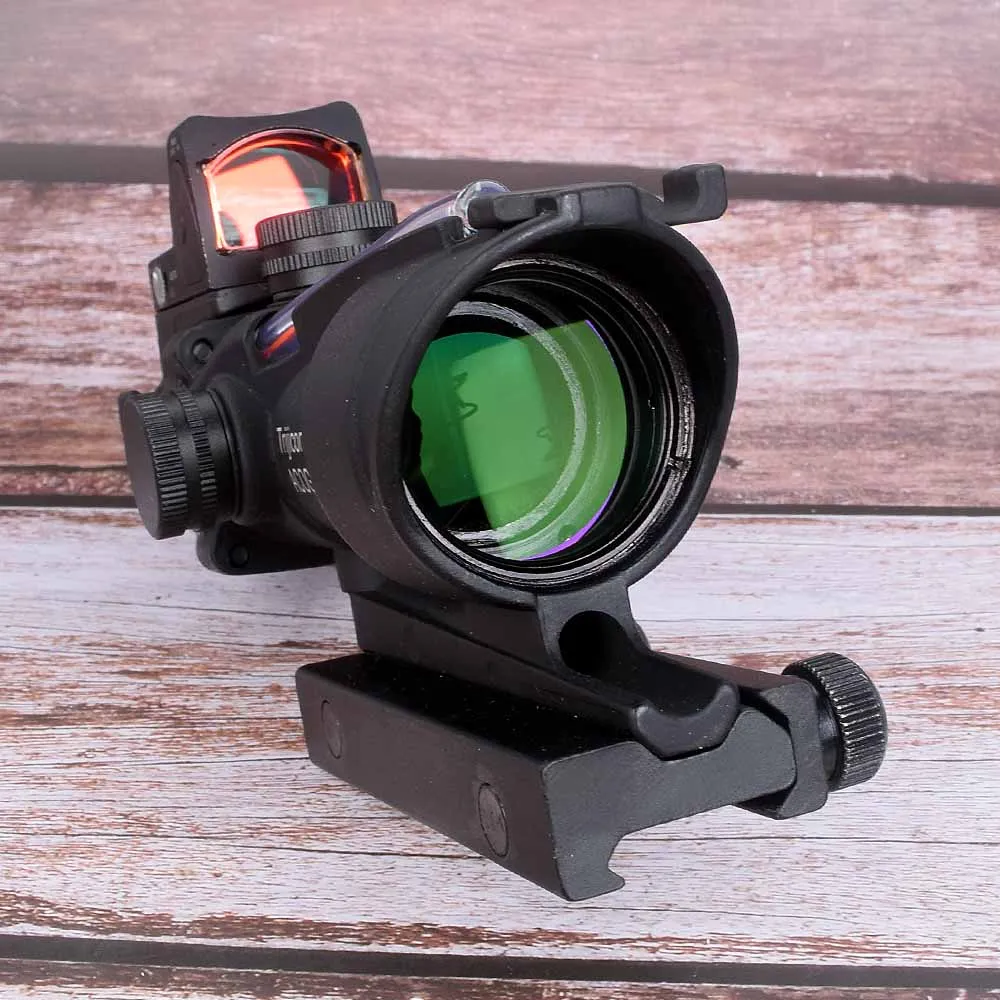 Охотничий оптический прицел с реальной сеткой 4X32 красной подсветкой точкой RMR Mirco
