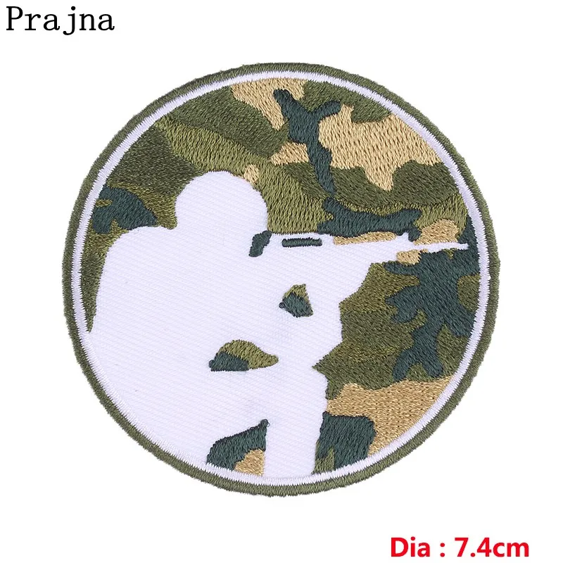 Модные тканевые нашивки Prajna с вышивкой в виде бутылки топливом животными котом