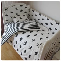 promotion 67pcs cot bedding set toddler bed bear baby bedding set 100 cotton unpick available wash 1206012070cm