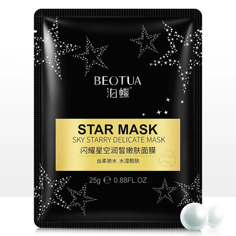 100 шт. BEOTUA Shining Star воды гель Смягчающая маска Увлажняющий крем для очищения пор