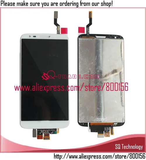 10 шт./лот для LG Optimus G2 D800 D801 D803 ЖК дисплей сенсорный дигитайзер экран в сборе белый